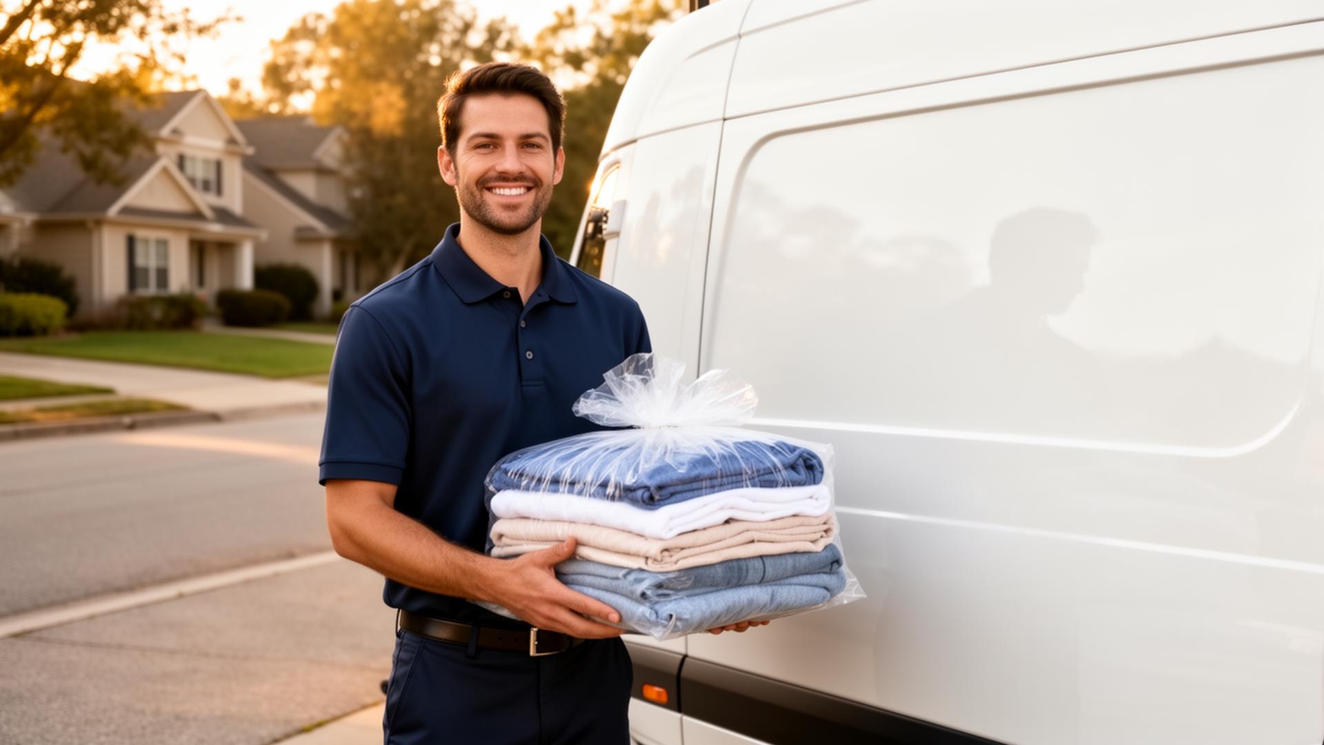 Laundry pickup and delivery service
